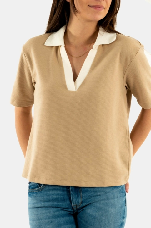 tee shirt ichi leila 151308 doeskin