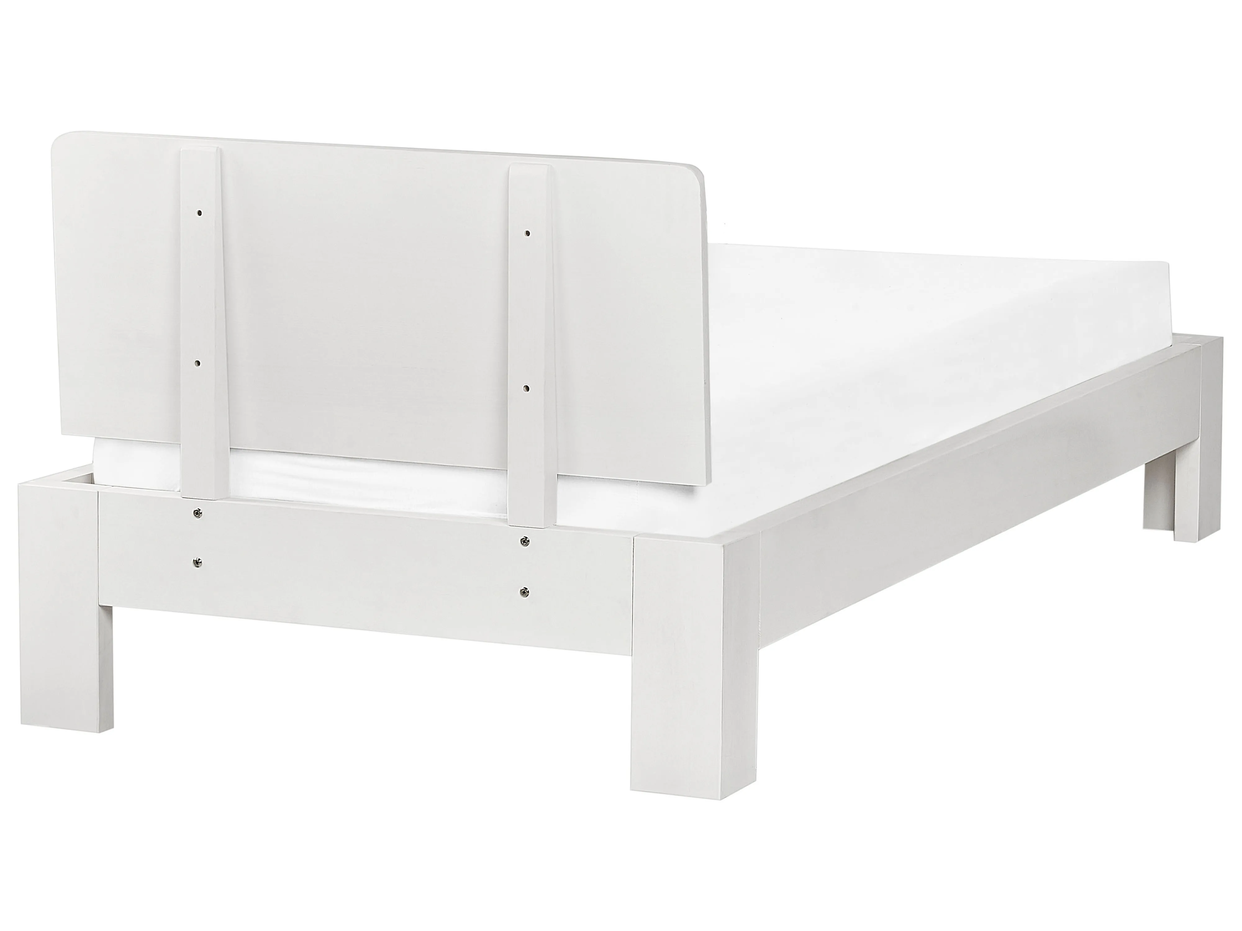 Bed Dennenhout ROYAN 90 x 200 cm Wit