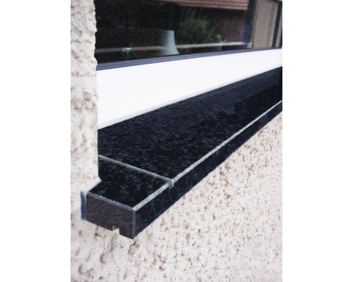 Gabbro zwarte vensterbank 101x30 cm