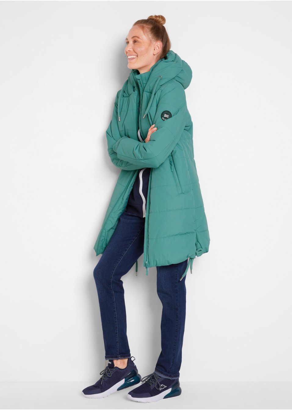 Doudoune longue outdoor, imperméable