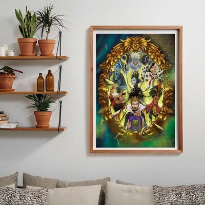 Clementoni Disney 100 Villains Puslespill 1000 Brikker