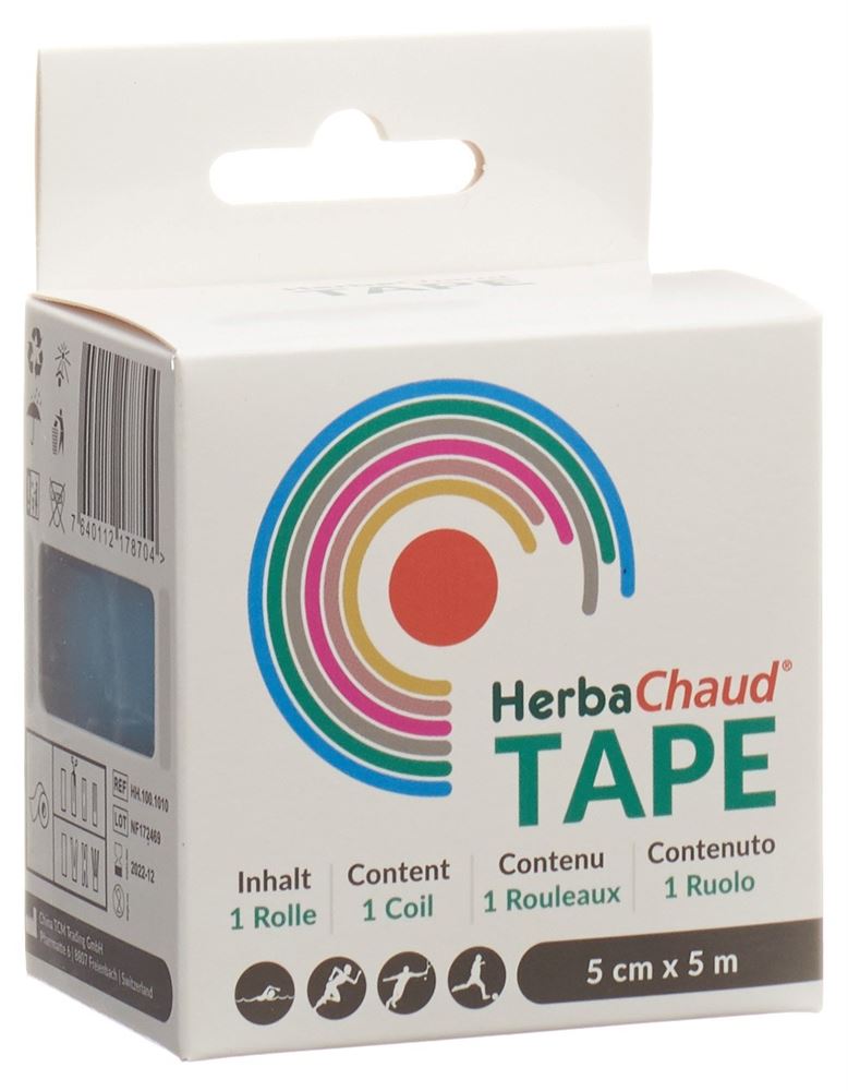 HERBACHAUD Tape 5cmx5m blau 1 Stk