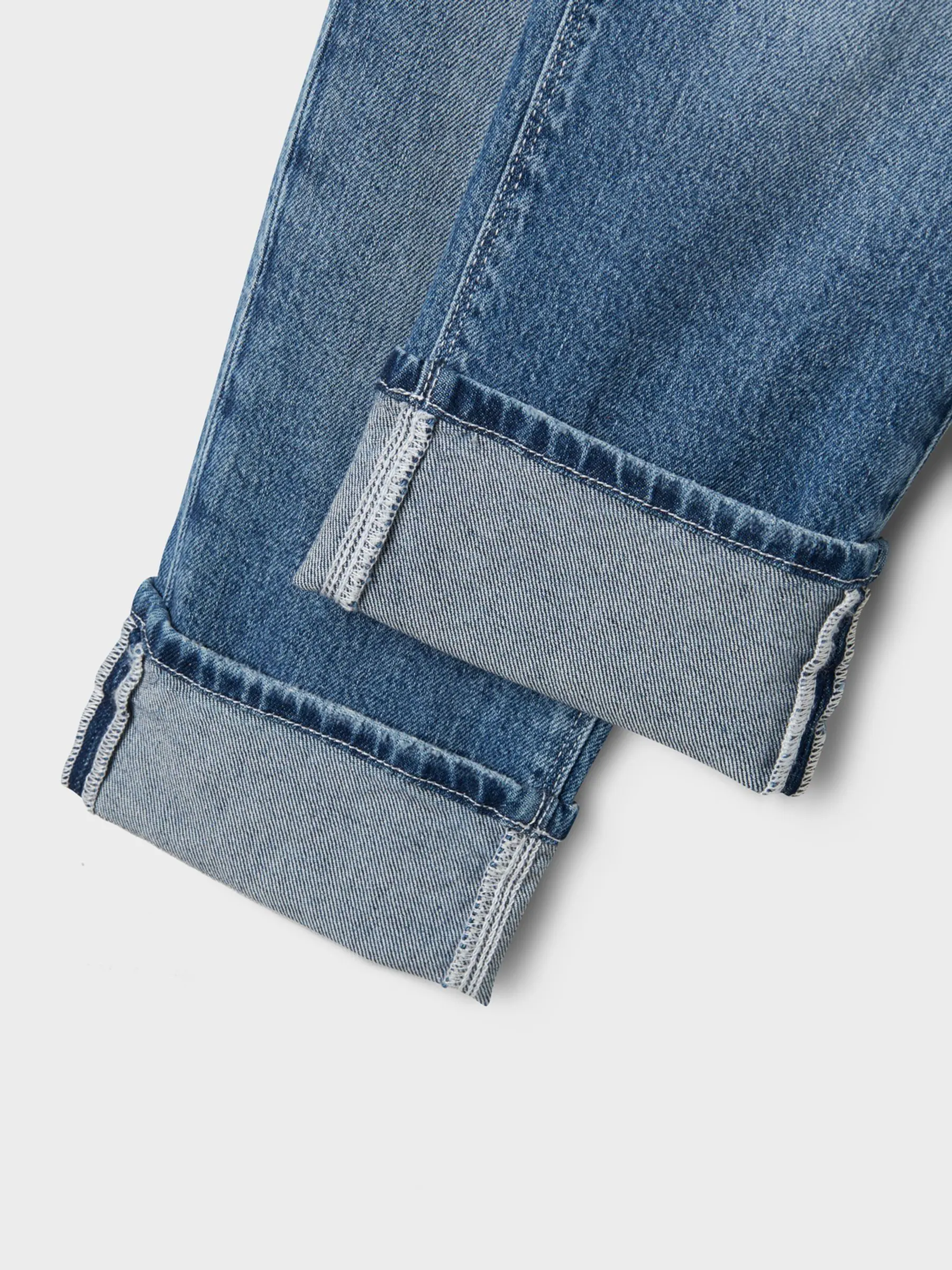 Name It Straight Leg Fold Up Jeans