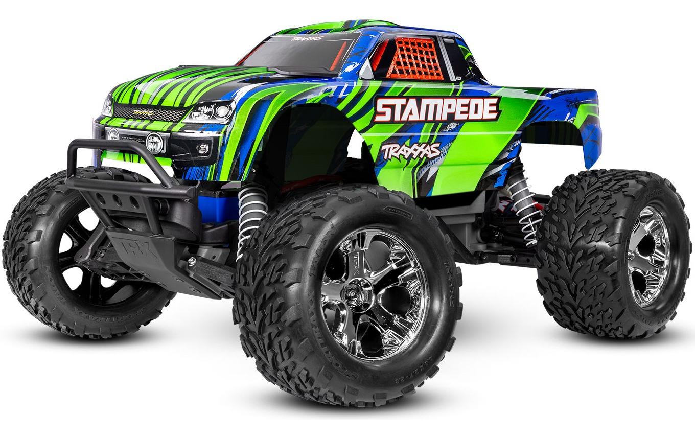 Monster Truck Stampede HD XL-5 2WD Grün, ARTR, 1:10<br>Robuster 2WD Monstertruck mit Titan-Motor