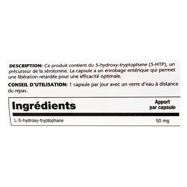 Solaray Griffonia 5-HTP 50mg 60 cápsulas