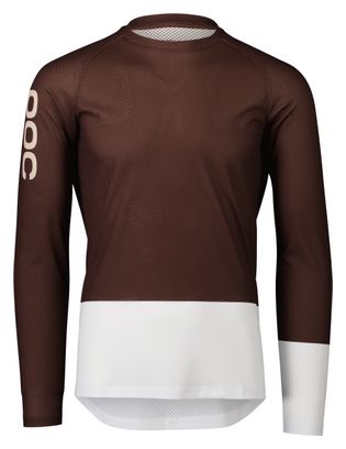 Maillot Manches Longues Poc MTB Pure Marron / Blanc