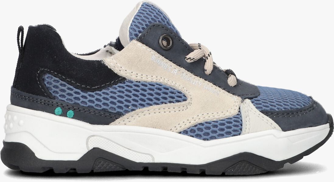BUNNIESJR blauwe bunniesjr lage sneakers ciske chunky