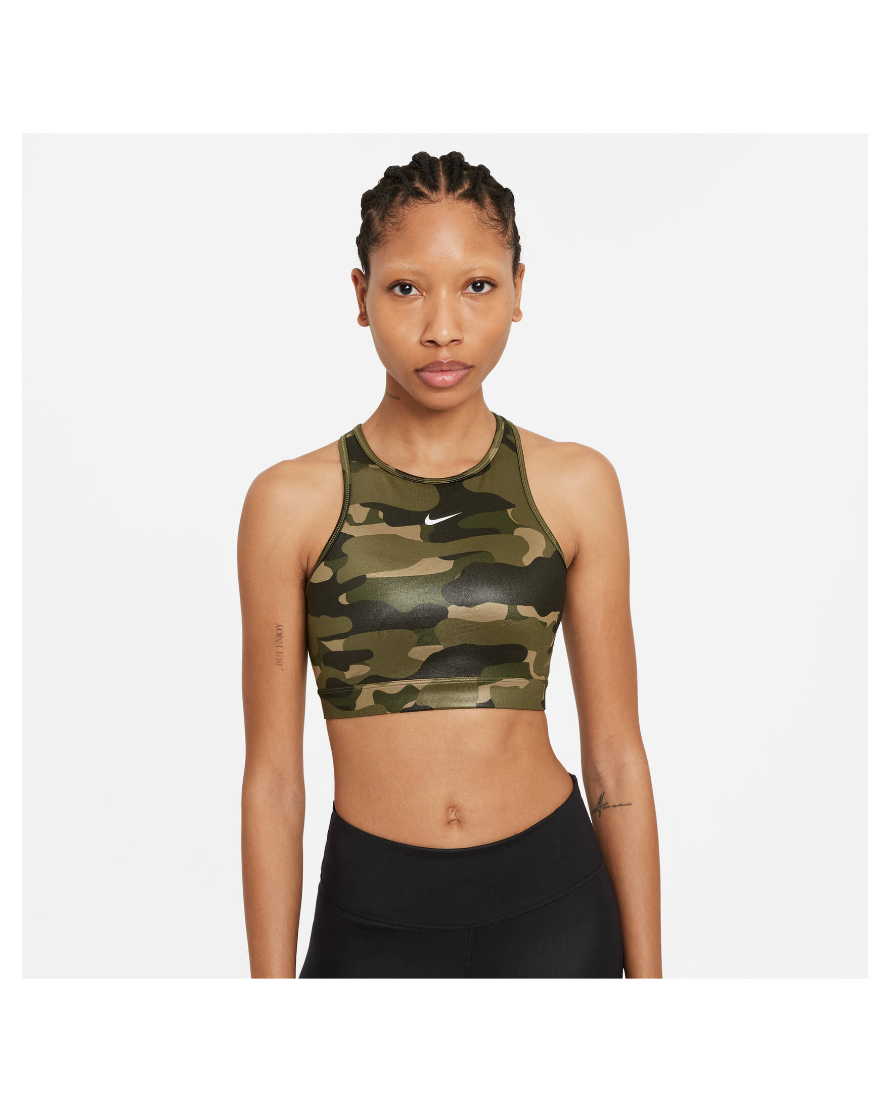 Nike| Damen Sport-BH DRI-FIT SWOOSH CAMO