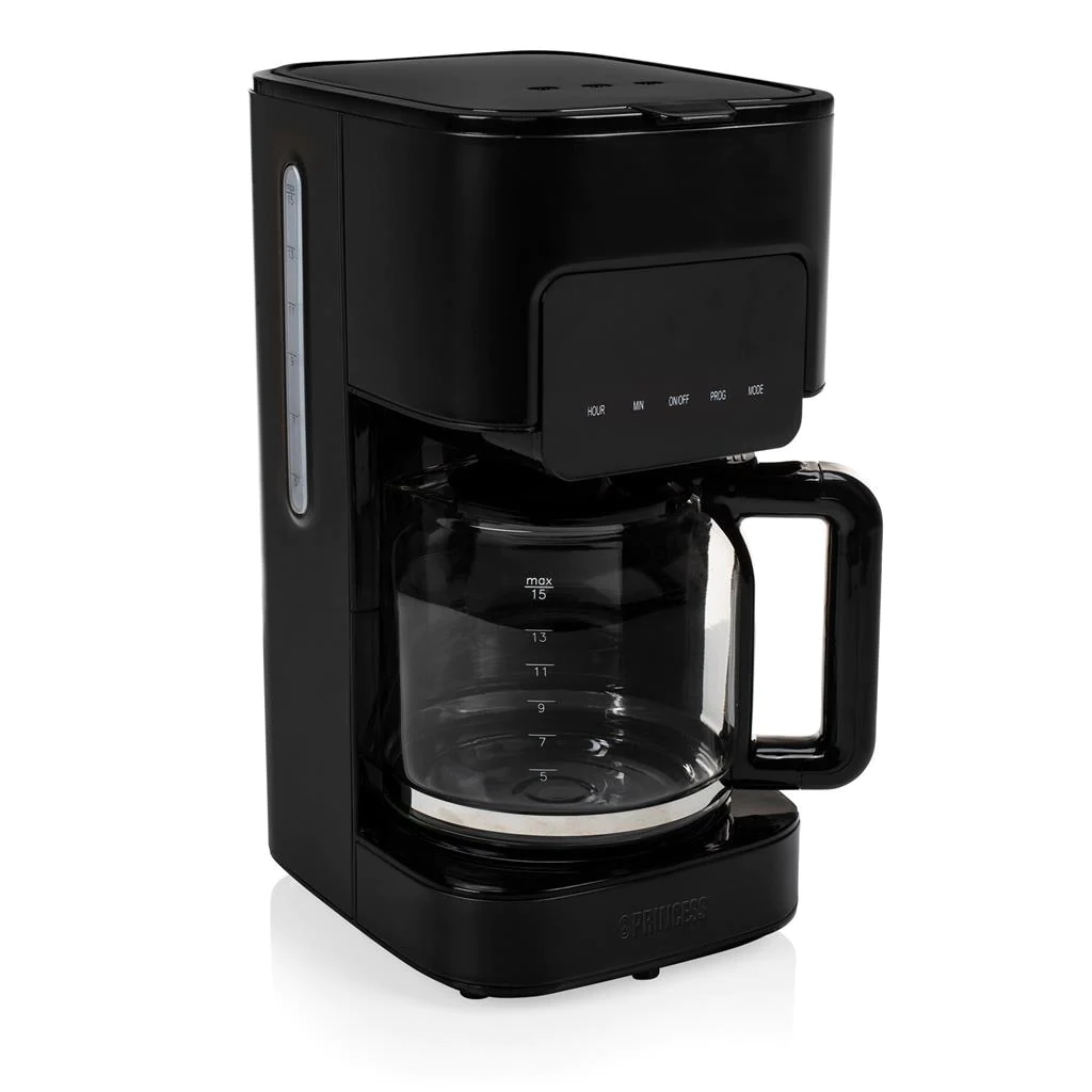 cafetière électrique de 1,5L pour 10 à 15 tasses 900W noir Princess