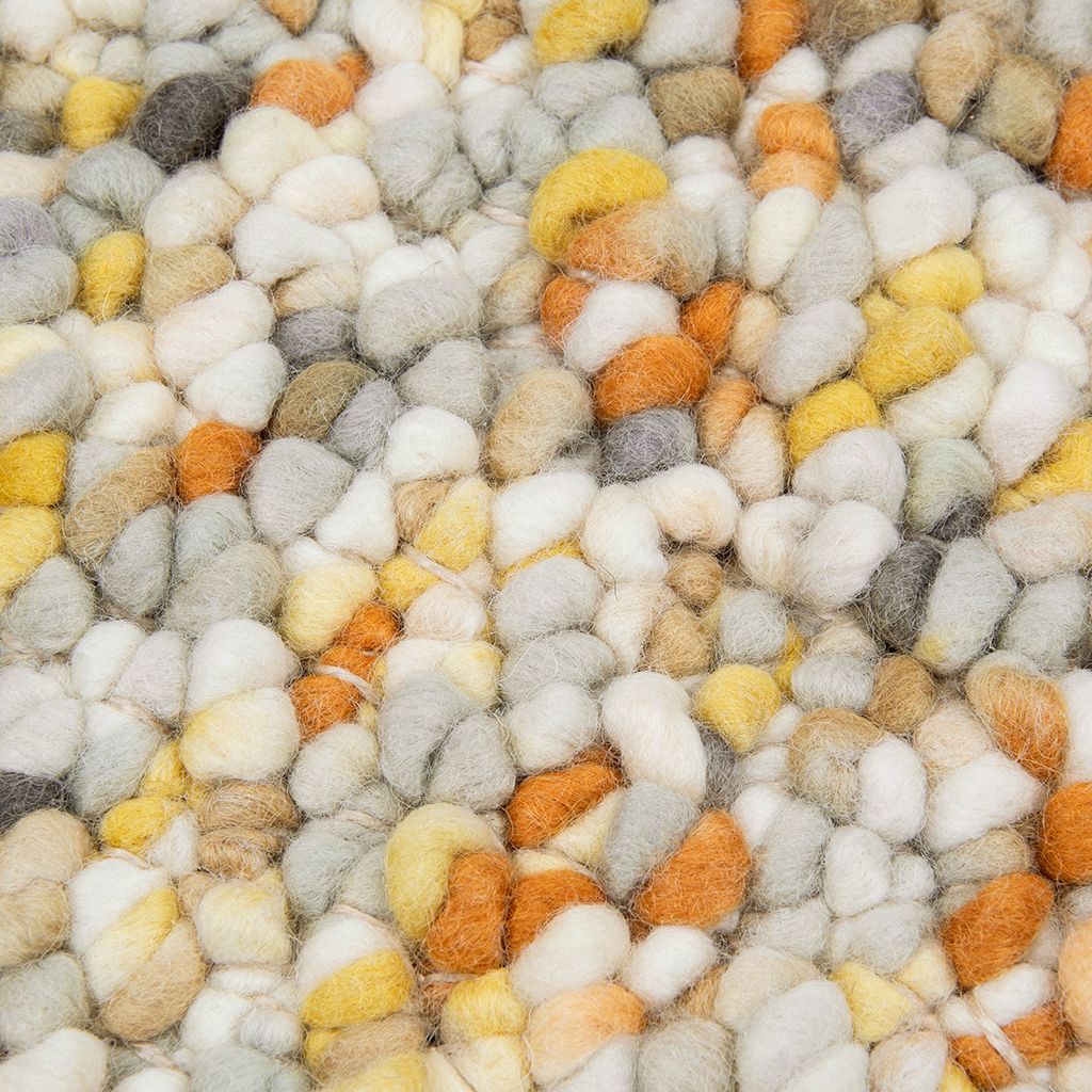 Vloerkleed Touch of Orange 129803 Pebble  | Brink & Campman