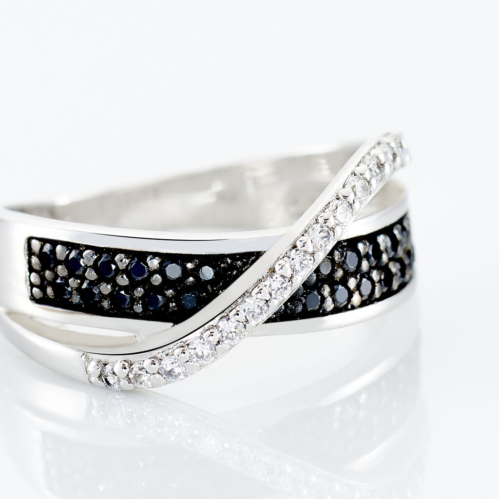 Bague Letty Argent Blanc Oxyde De Zirconium