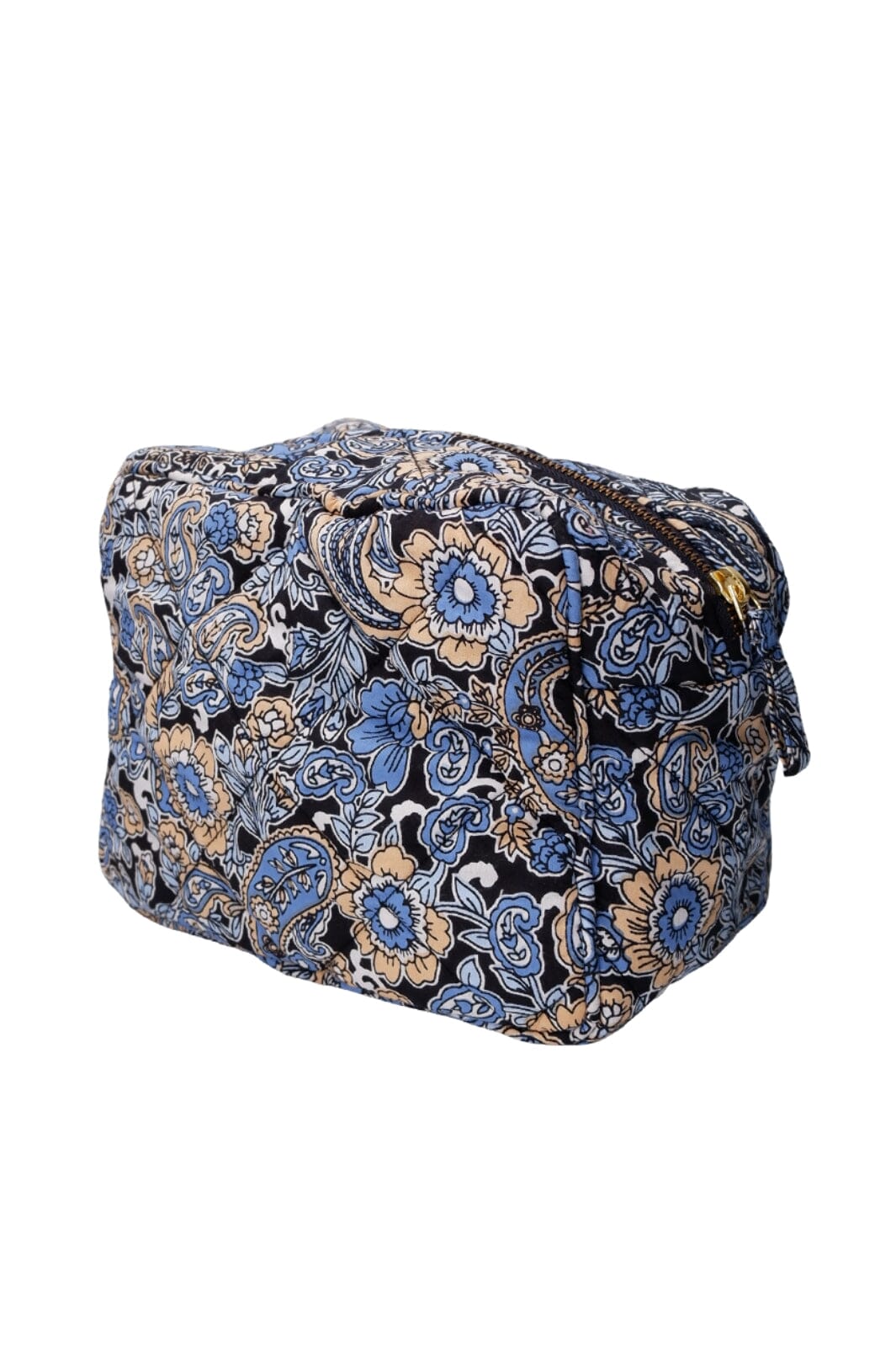 Black Colour Bcnorma Makeup Bag 7009 paisley