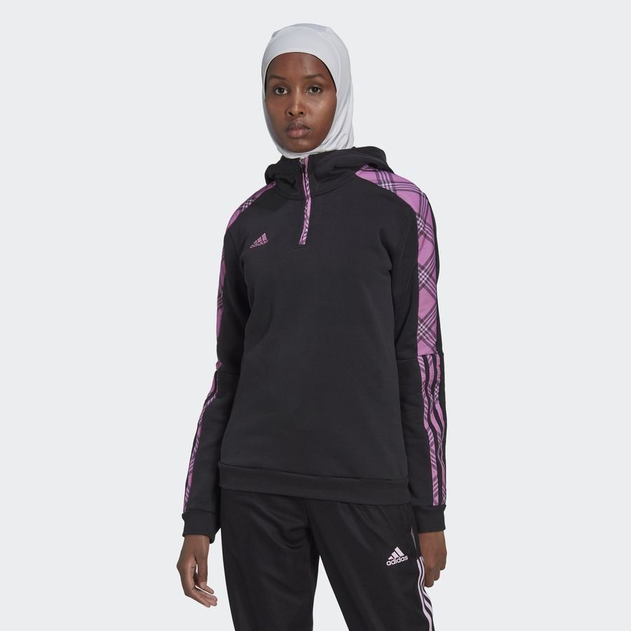 adidas Sweat à Capuche Tiro Winterized - Noir/Rose Femme