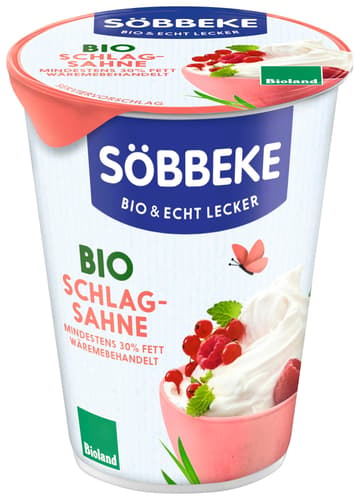 Söbbeke BIO Schlagsahne 30%