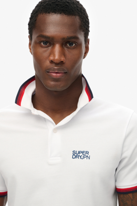 Superdry witte heren polo