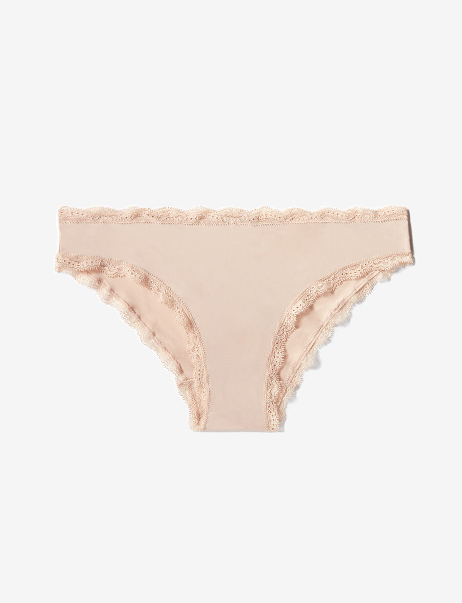 Culotte taille basse - poudre