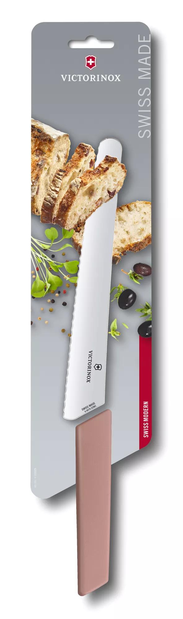 Swiss Modern Brot- und Konditormesser-apricot-rose