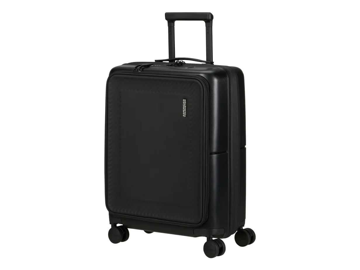 American Tourister DashPop, Trolley, Hård skal, Sort, True Black, Kabine, 4 hjul