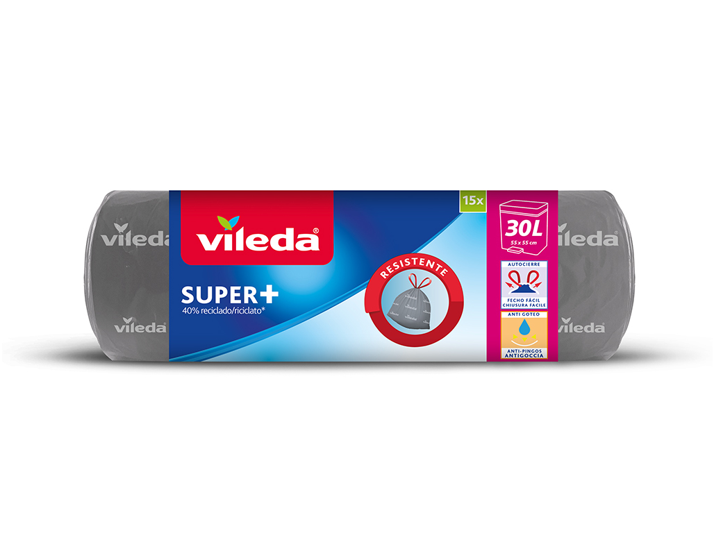SACOS VILEDA DE LIXO ECOBAG FF 30L 15UN