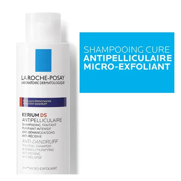 La Roche Posay Kerium Shampoing Antipelliculaire Pellicules Persistantes 200ml