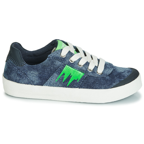Geox - J KILWI BOY - Bleu / Vert