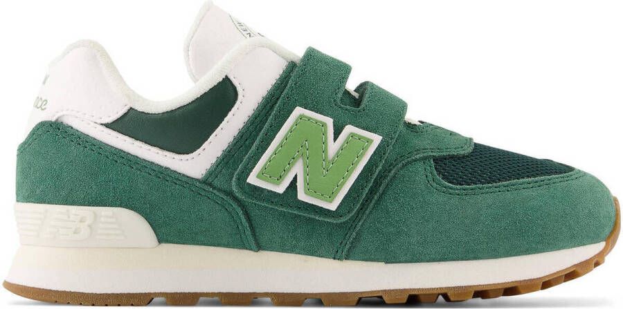 New Balance 574 sneakers groen wit Suede Logo 34.5