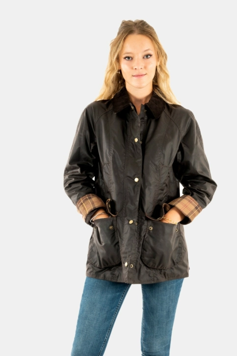 Blousons et vestes barbour beadnell wax jacket ru52 rustic