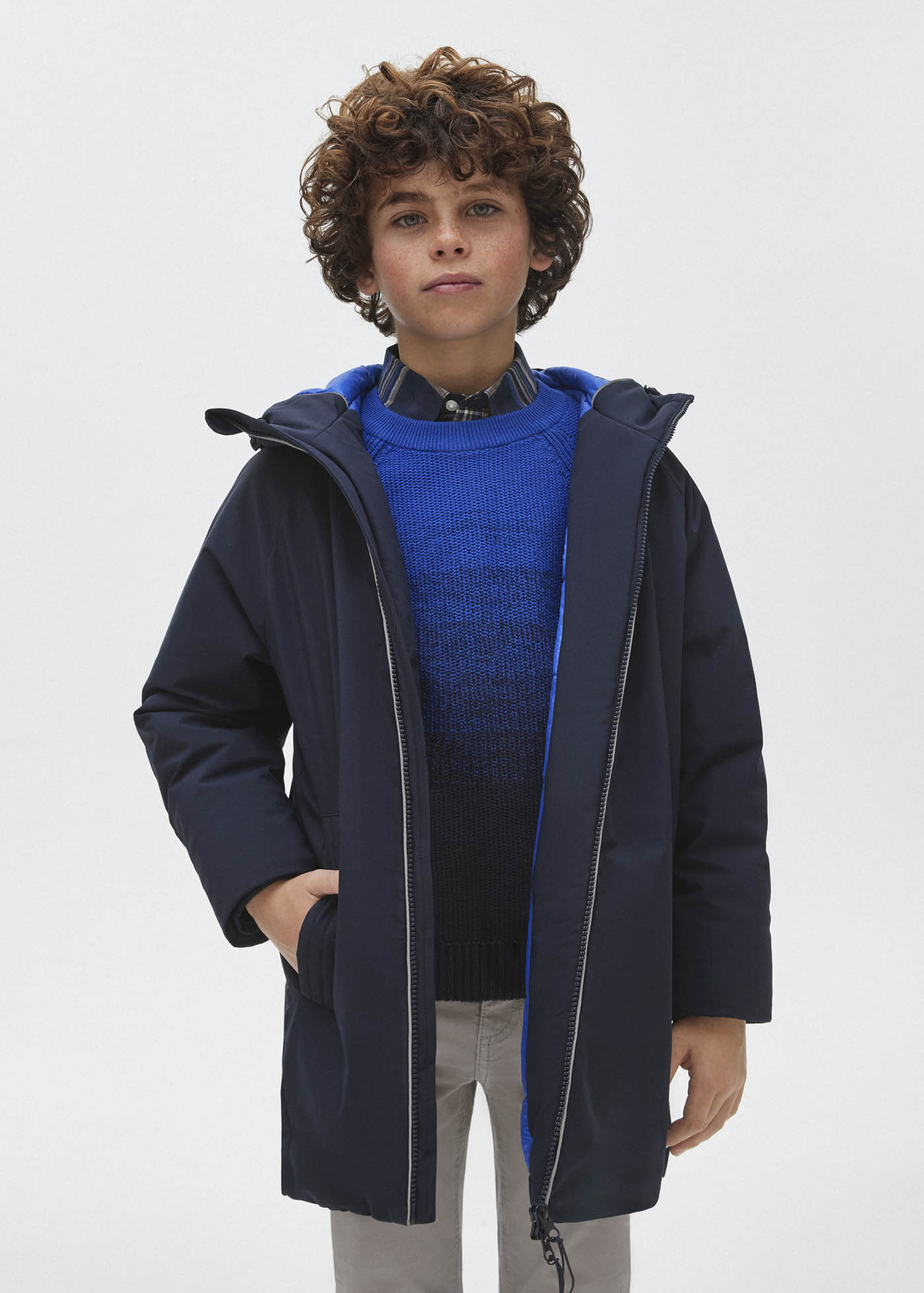 Jaqueta parka infantil