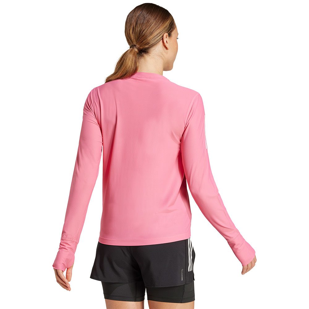 adidas Own the Run Longsleeve Damen pink fusion