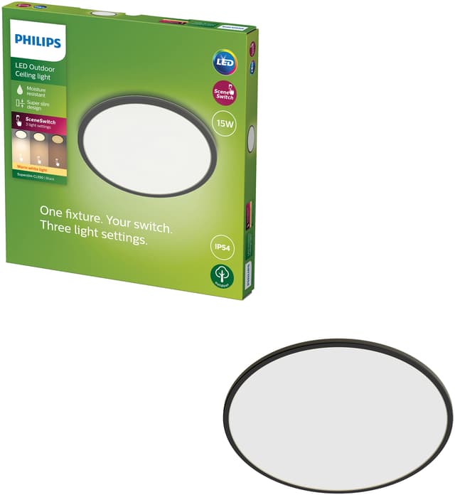 Philips SuperSlim udendørs lampe 15W