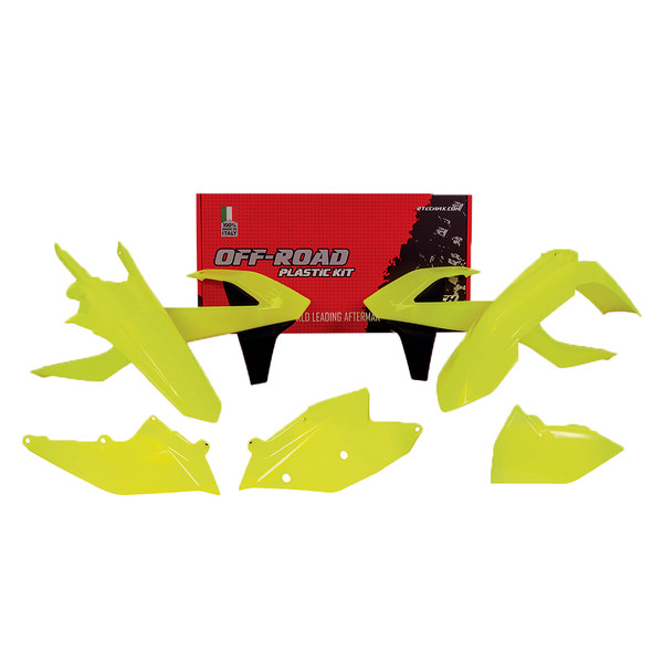RTECHMX - Kit plastique RKITKTMGF0417 Jaune fluo