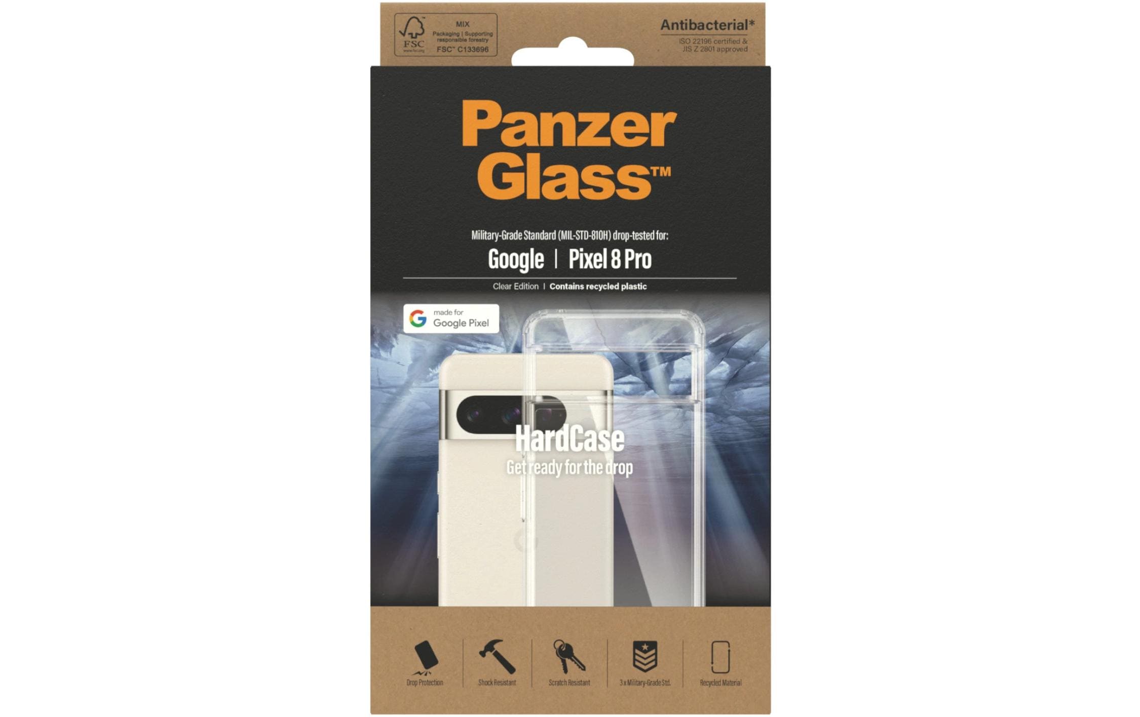 Back Cover HardCase Pixel 8 Pro TransparentSchutzhülle für das Google Pixel 8 Pro