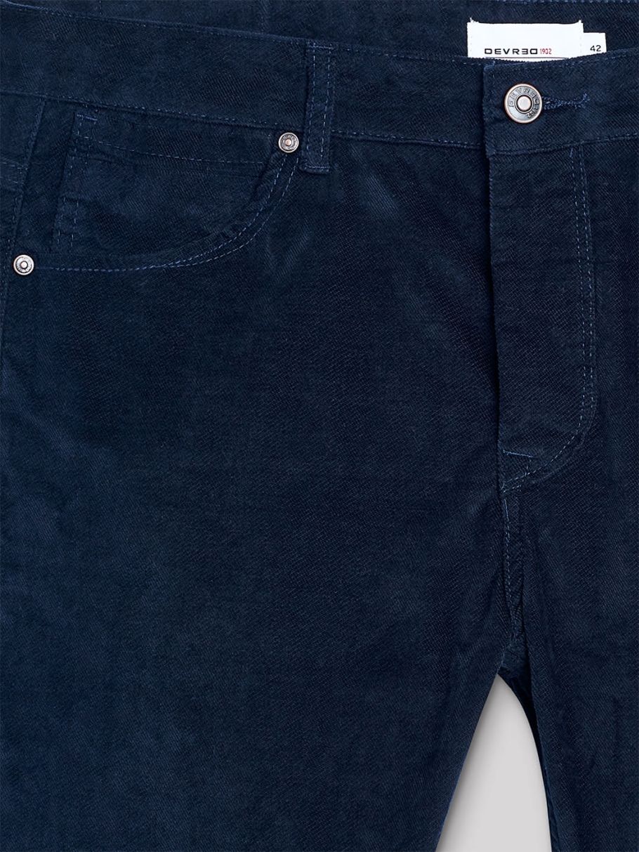 Jean couleur slim en coton élasthane uni