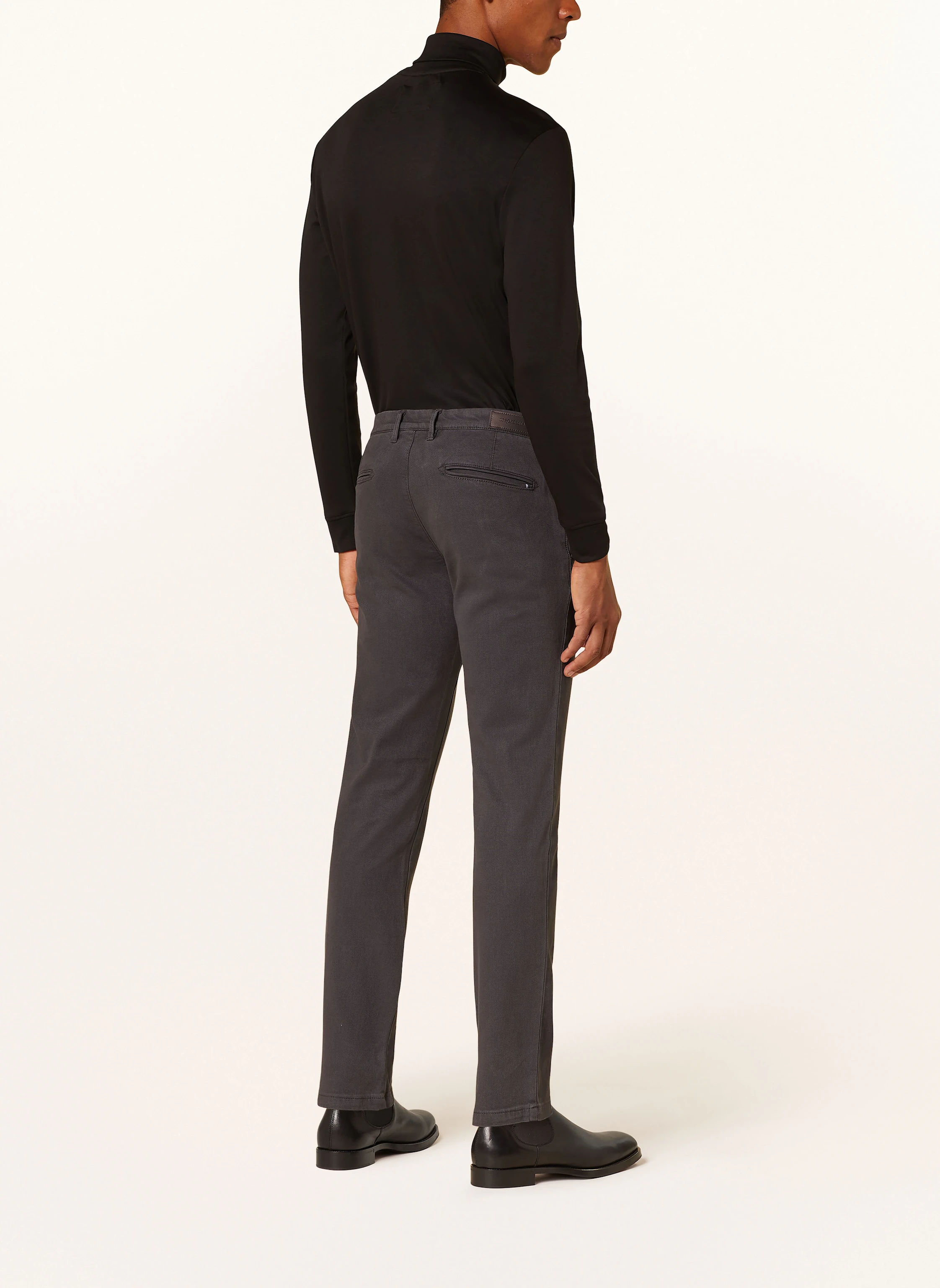 STROKESMAN'S Piqué-Chino Slim Fit