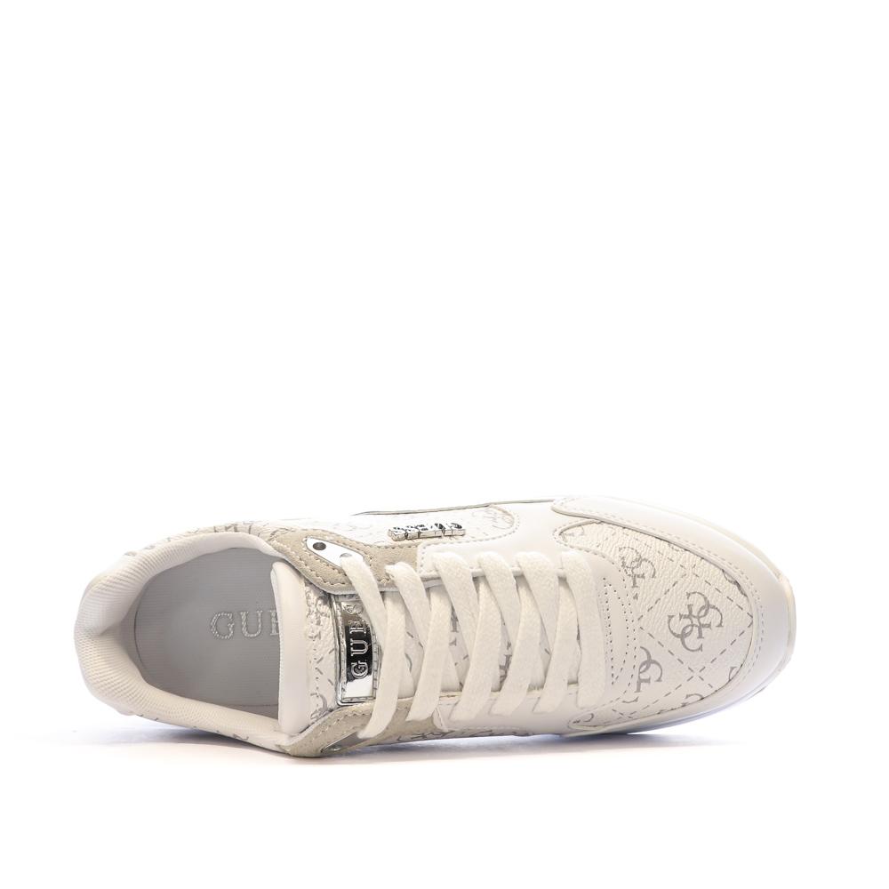 Guess Baskets Blanches Femme Guess Moxea12