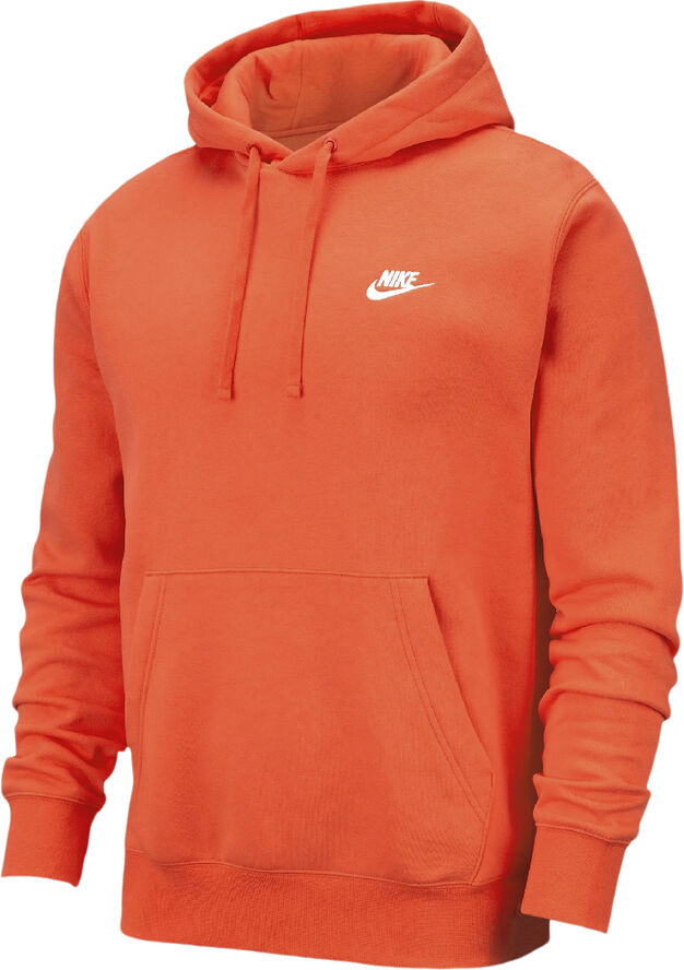 Nike club fleece hoodie Orange