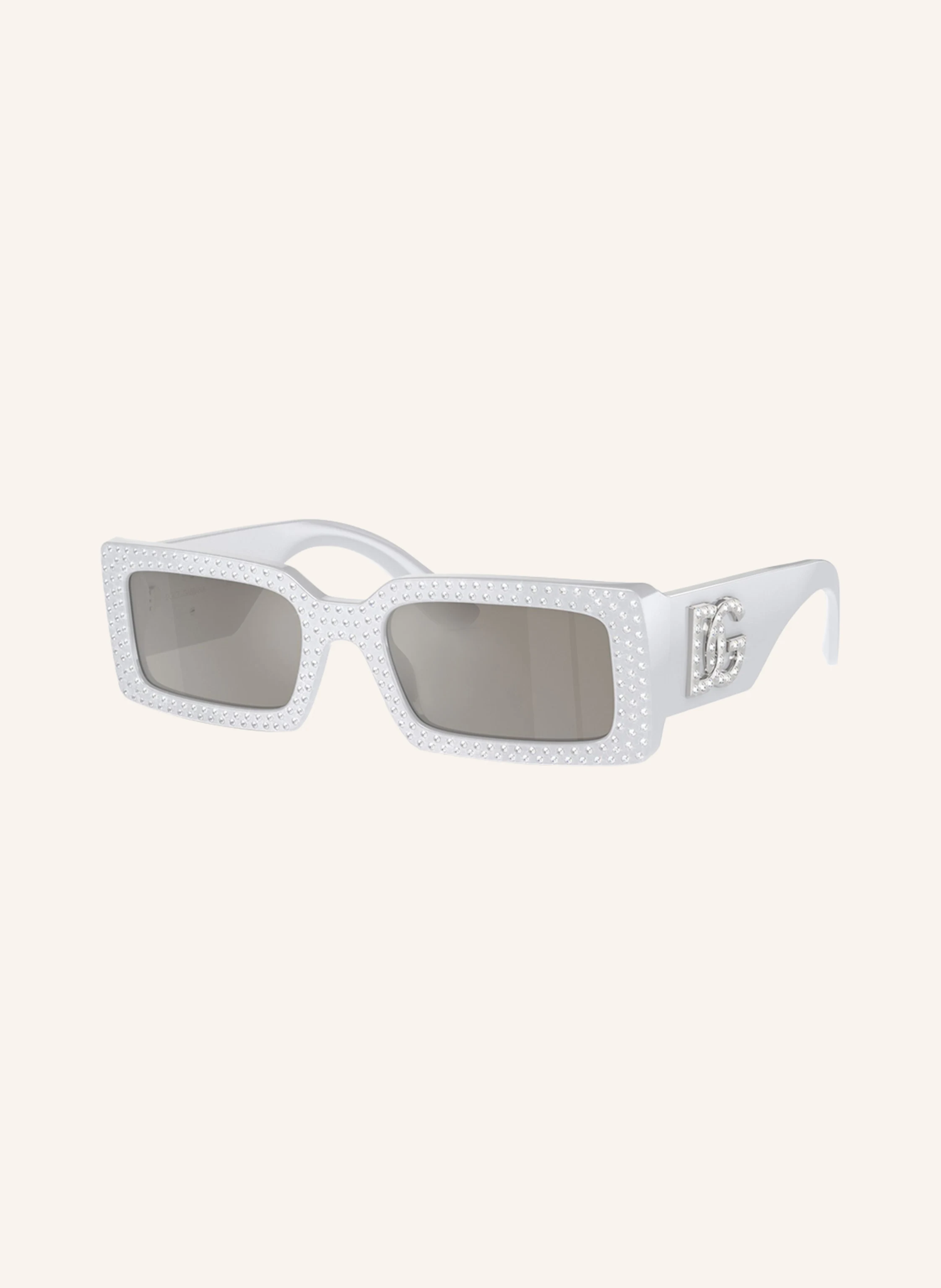 DOLCE & GABBANA Sonnenbrille DG4447B mit Schmucksteinen