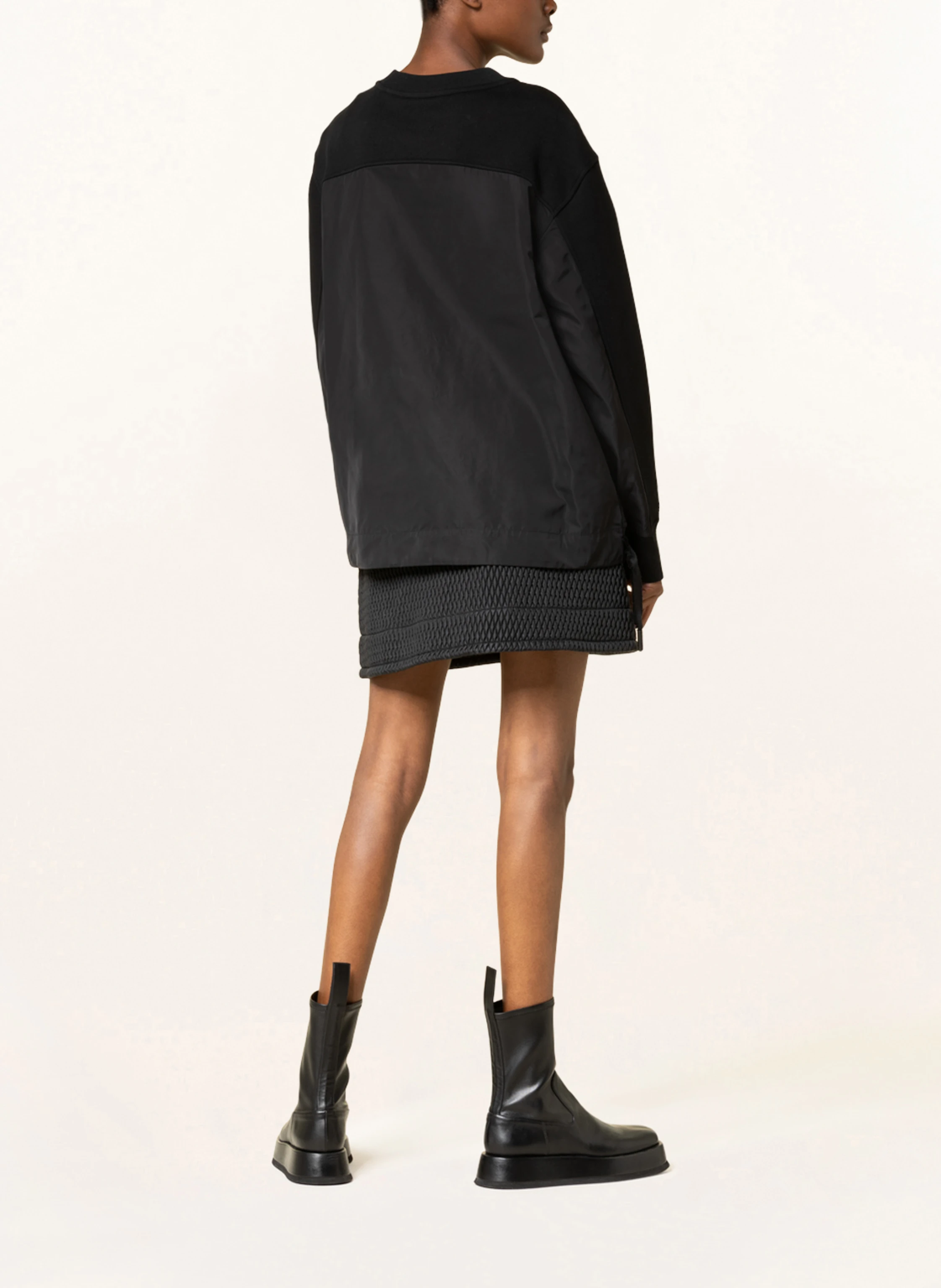 MONCLER Sweatshirt im Materialmix