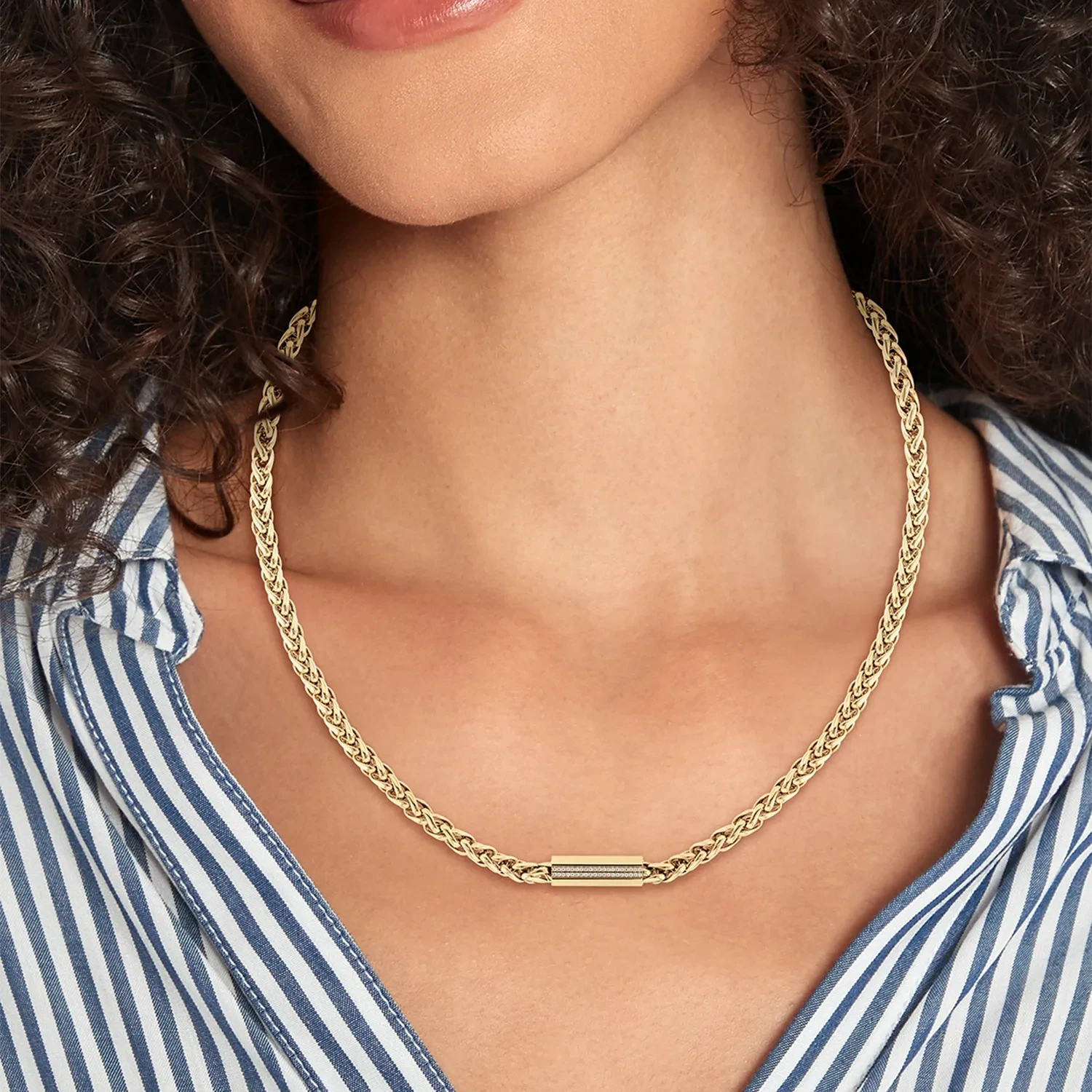 Tommy Hilfiger Snake Halskæde Rustfrit Stål 2780873