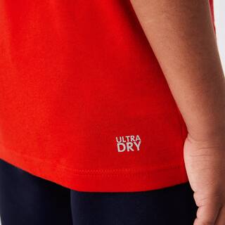T-shirt Garçon Lacoste SPORT en coton mélangé respirant uni T-Shirts & Chemises - Rouge - Lacoste - Garçon
