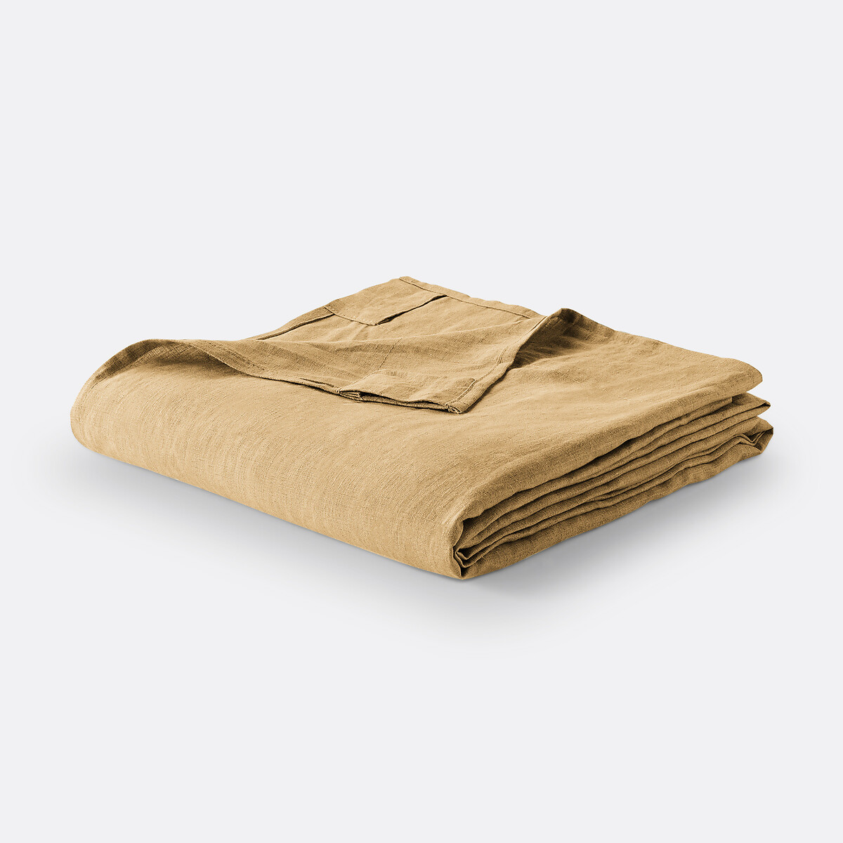 LA REDOUTE INTERIEURS<br>Cortina de linho lavado com laços ocultos, radiador, Onega