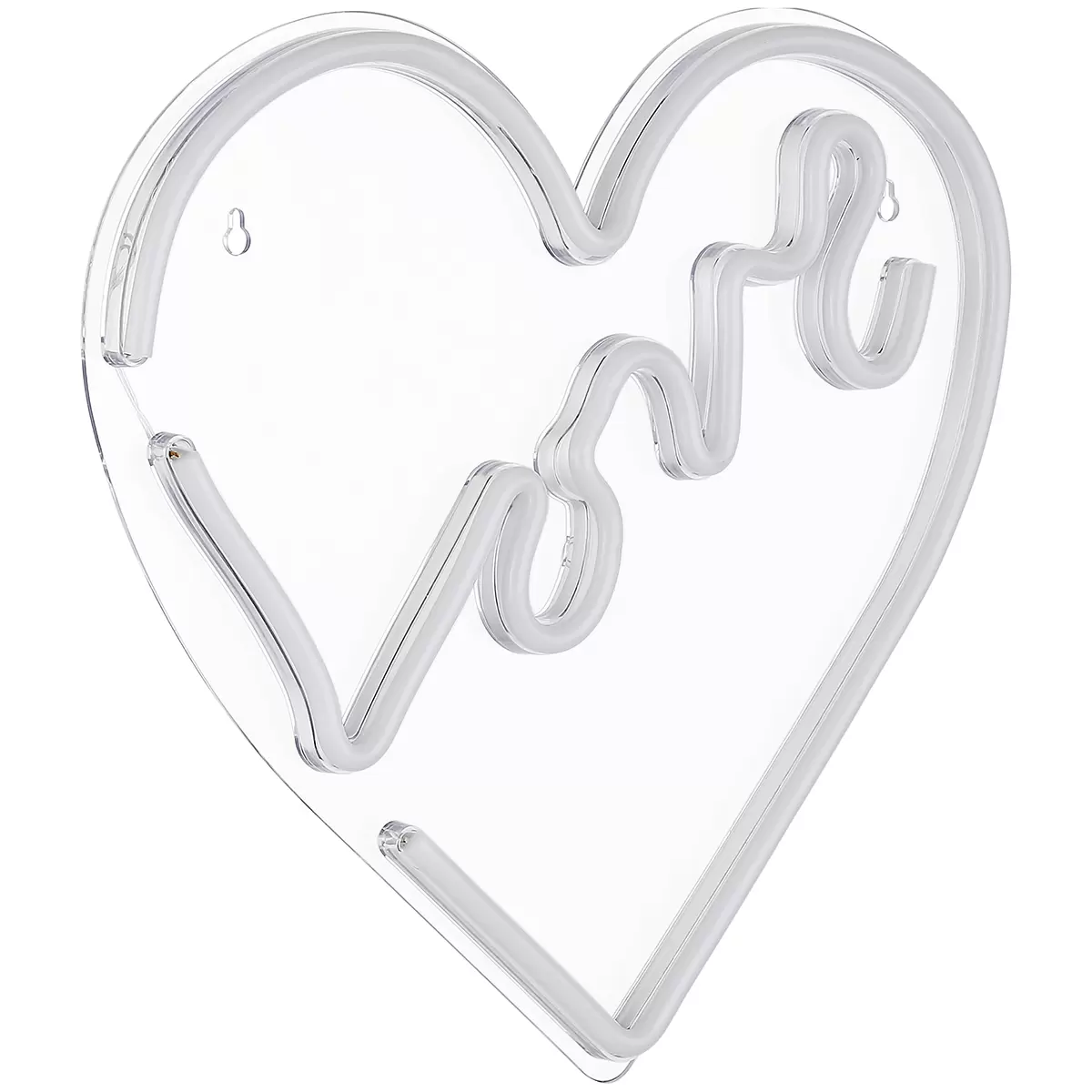 LED-Wandleuchte Love weiss