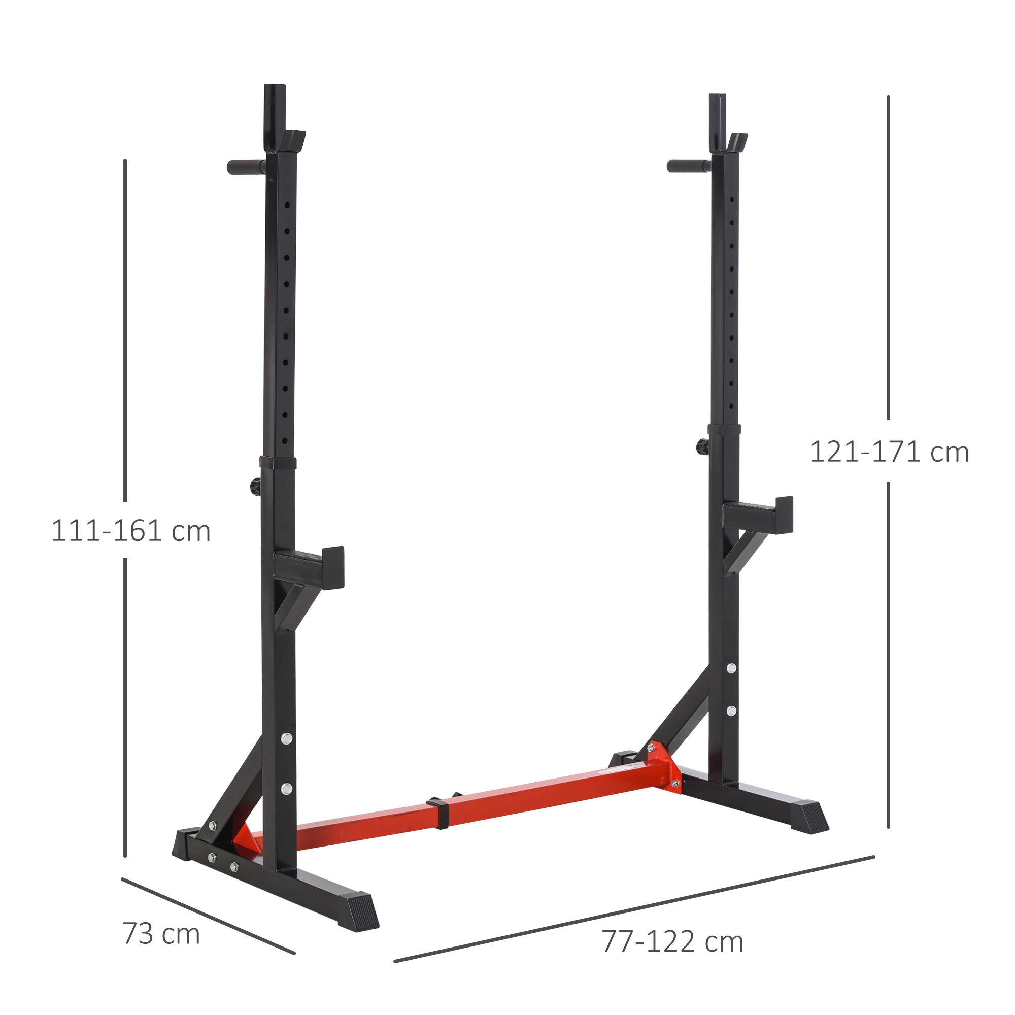Suporte para barras de peso Homcom A91-071v01