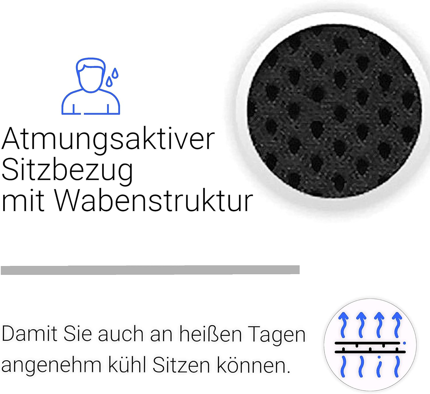 Bandscheiben Bürostuhl - ZEN-LS - Unterstützung der Lendenwirbelsäule mit Lordosenstütze - Sitzen bis zu 12H - INNOVATIVE orthopädische Bürostühle - Office Chair - 1,50m - 1,95m - Schwarz