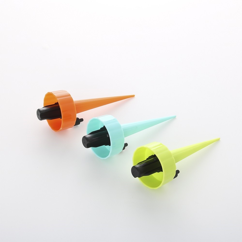 (6er Set) Automatische Pflanzen Bewässerung mit Flaschen Anschluss (Indoor/Outdoor) - Assortiert