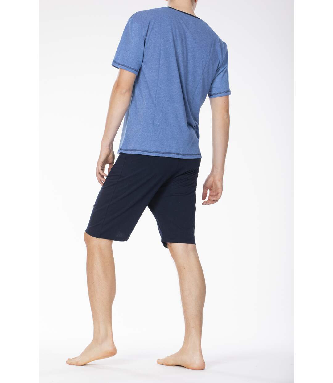 Pyjashort coton PYJA8 BLEU