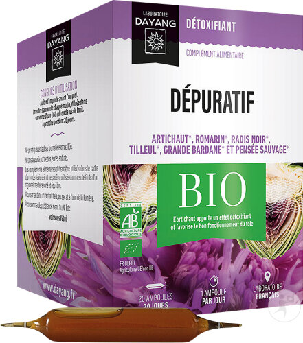 Dayang Dépuratif Bio 20 Ampoules