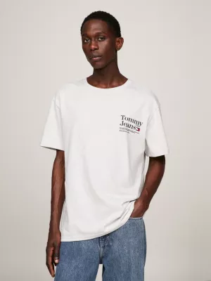 Camiseta moderna com logo nas costas