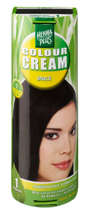 Hennaplus Colour Cream 01 Black 60ML