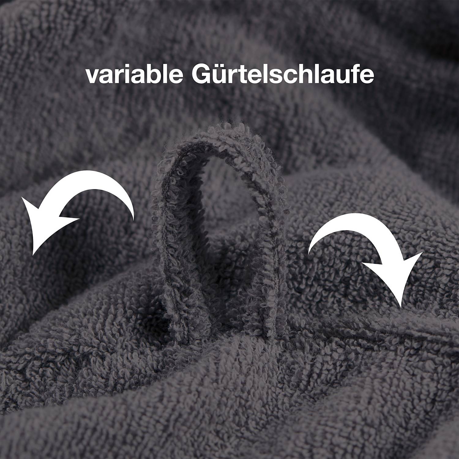 Walk-Frottier Unisex-Bademantel 